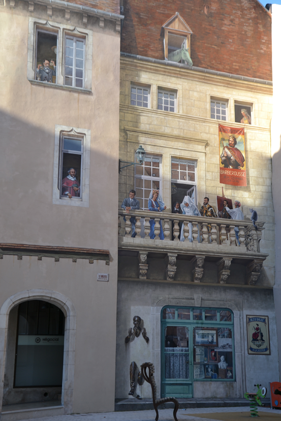 La fresque en trompe l oeil des dolois