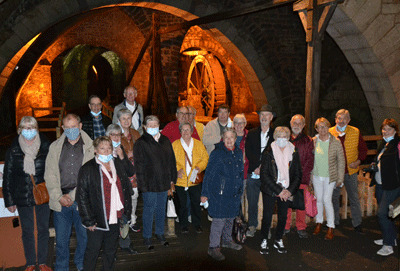 Le groupe pendant la visite