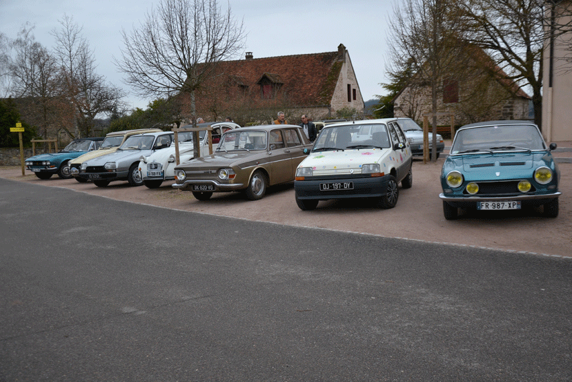 Les titines au parking de l auberge