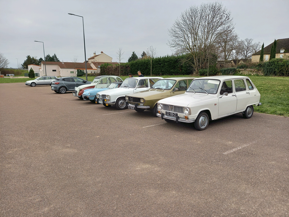 Les titines sur le parking