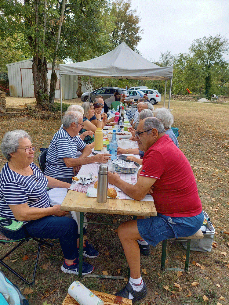 Nous sommes bien installes