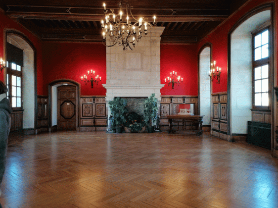 Salle de reception du chateau