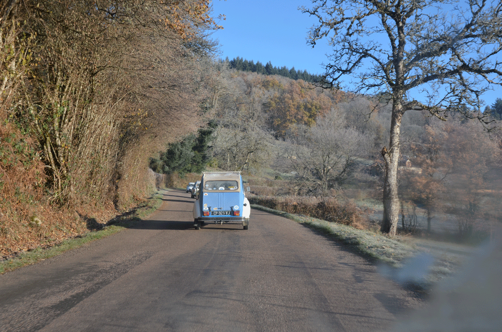 Sur la route dimanche matin