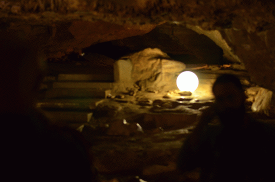 Un soleil dans la grotte