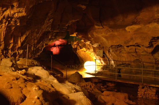 Vue d une grotte